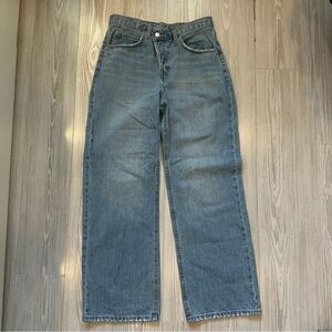 Oak + Fort Asymmetrical Jeans
